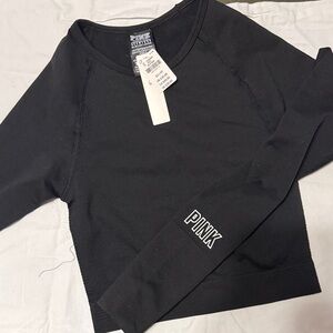 PINK Victoria's Secret Black Sweatshirt